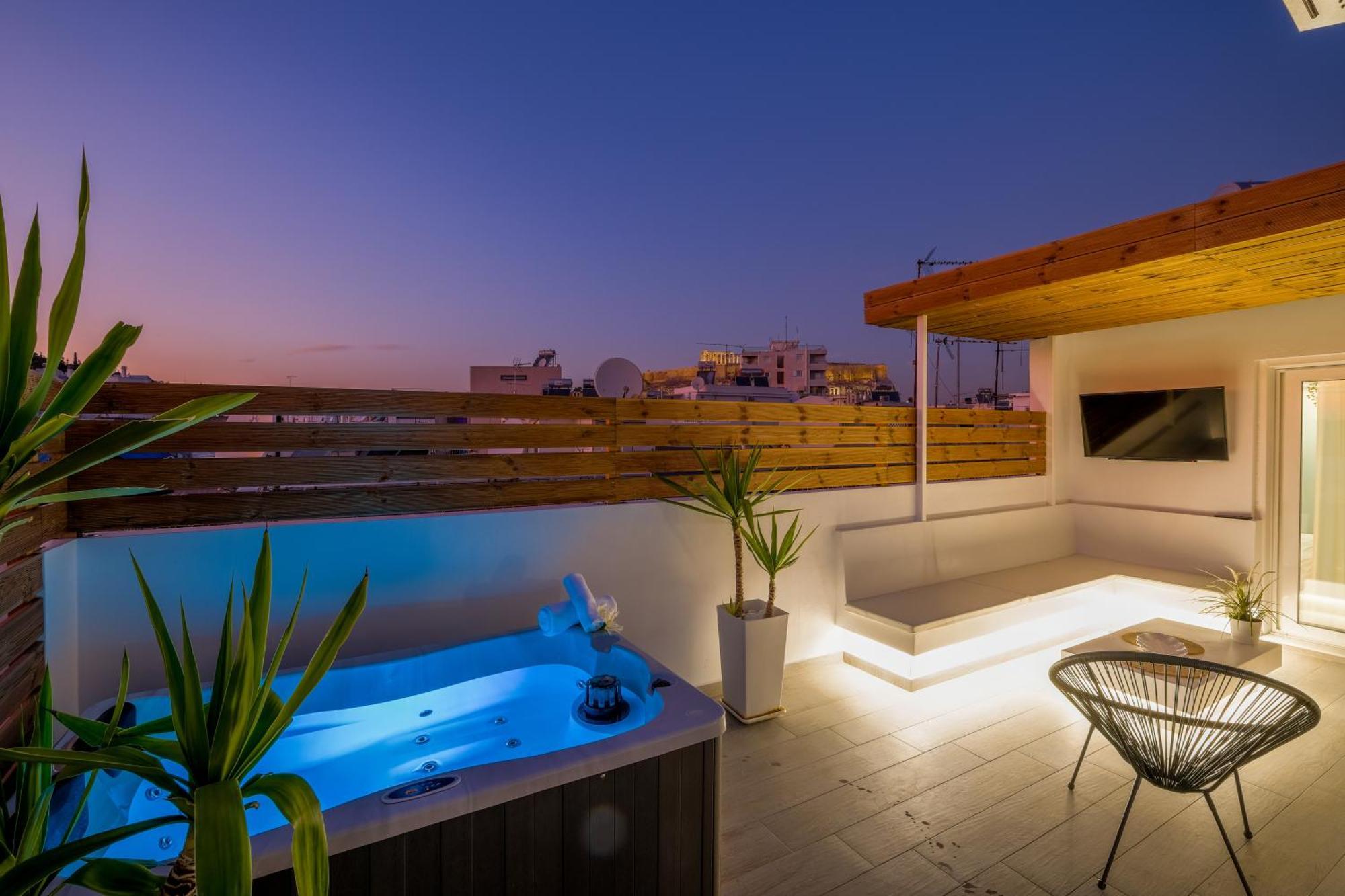 Acropolis View With Jacuzzi Appartement Athene Buitenkant foto